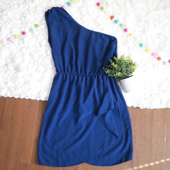 ASOS | One Shoulder Draped Dress - Picture 1 of 2